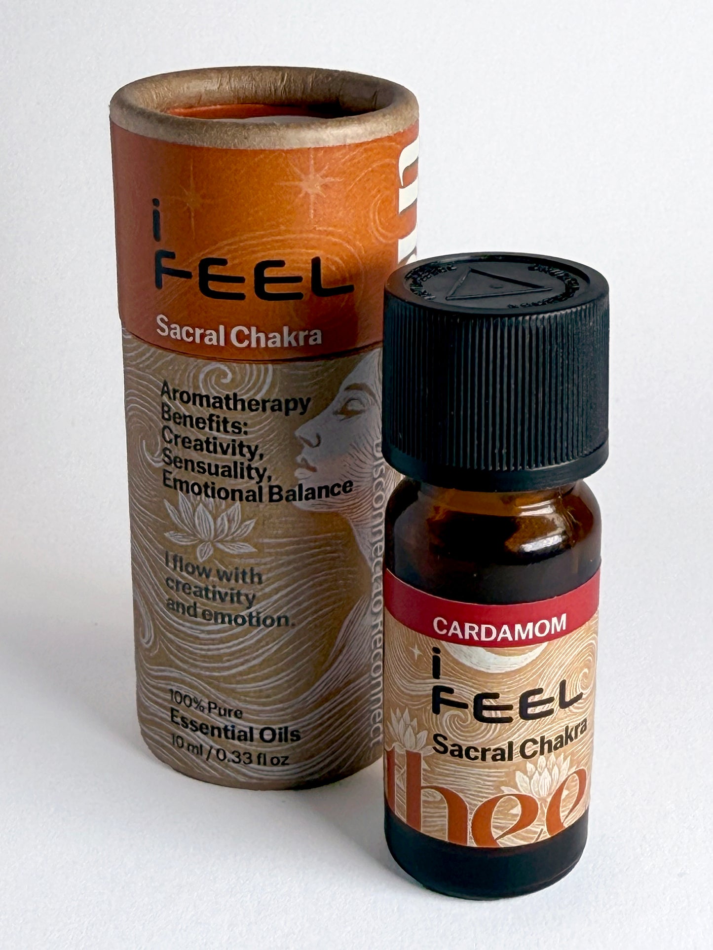 Cardamom Essential Oil (Sacral Chakra - "I Feel") - 100% Pure