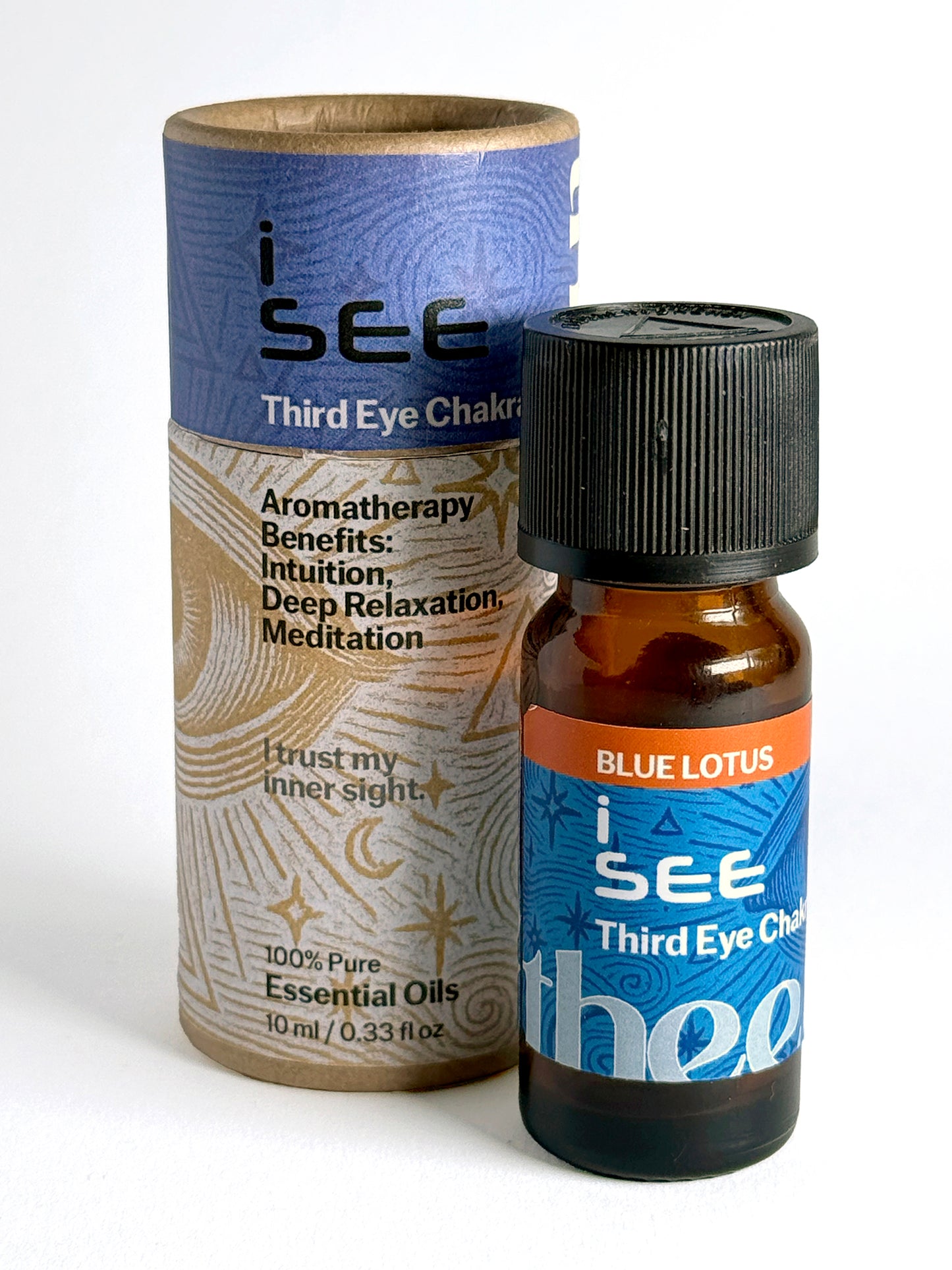 Blue Lotus Essential Oil (Third Eye Chakra - "I See") - 100% Pure