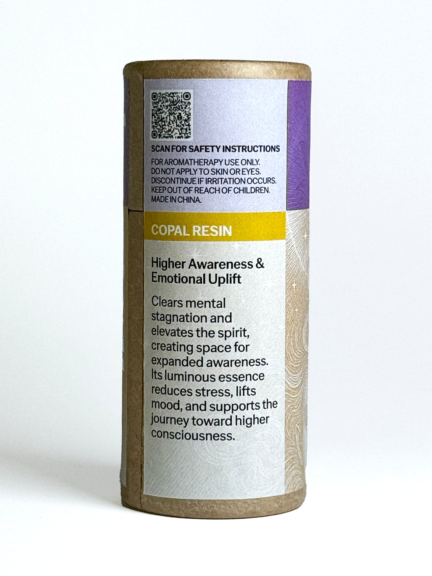 コパル樹脂エッセンシャルオイル（クラウンチャクラ「私は理解する」）