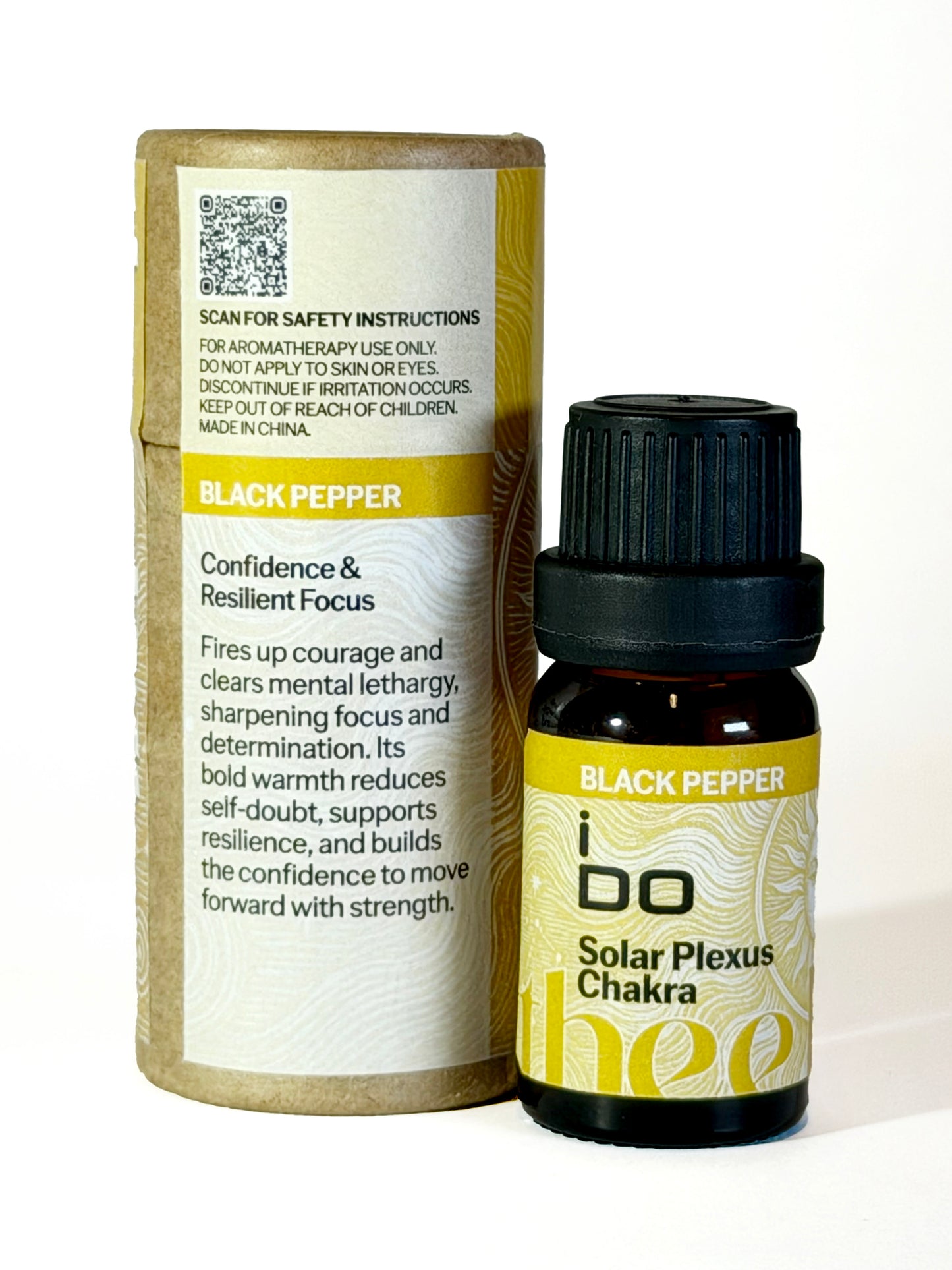Black Pepper Essential Oil (Solar Plexus Chakra - "I Do")