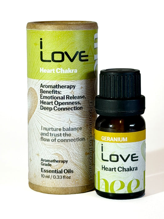 ゼラニウム エッセンシャルオイル（ハートチャクラ - 「愛」）