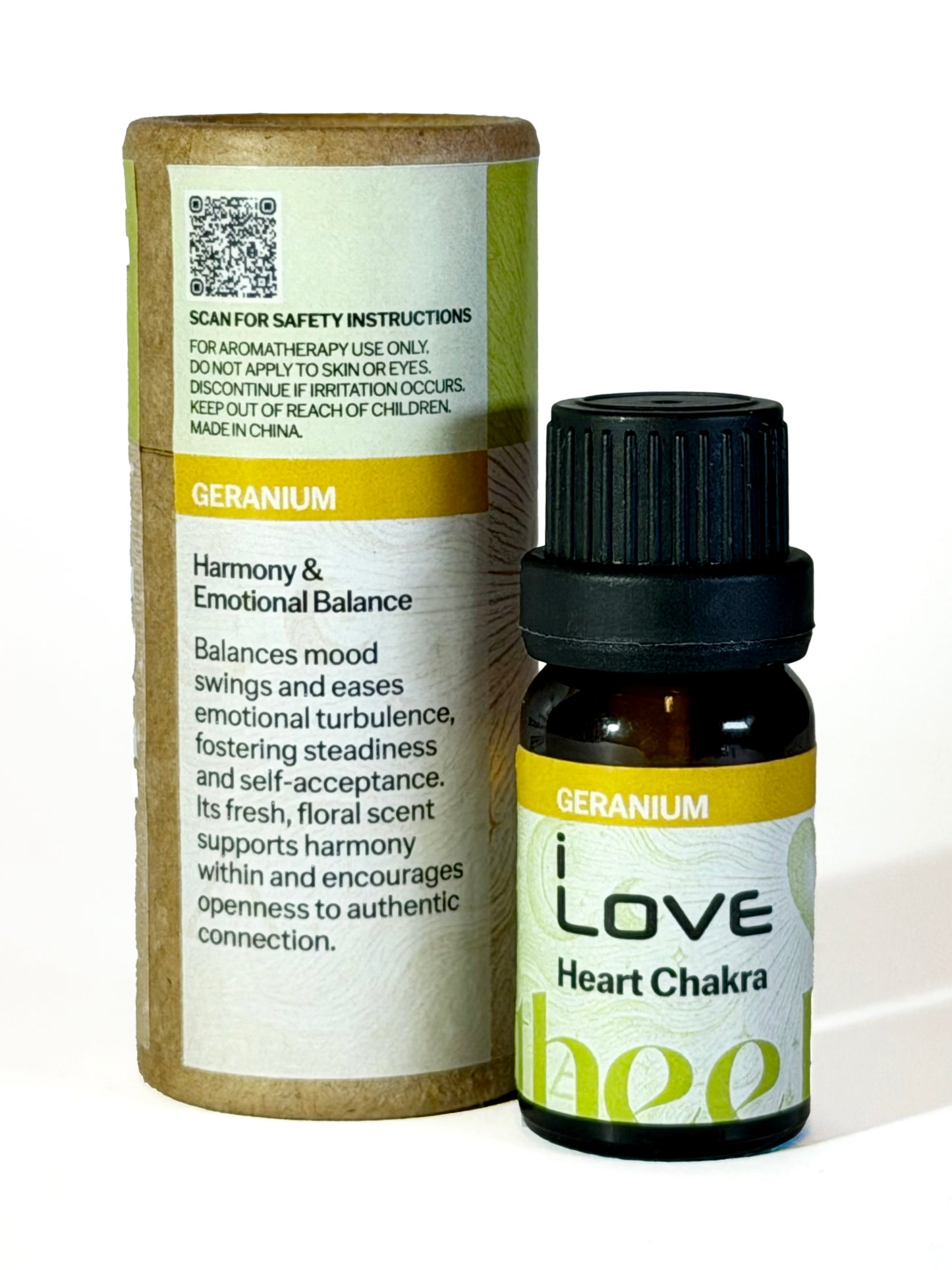 Geranium Essential Oil (Heart Chakra - "I Love")