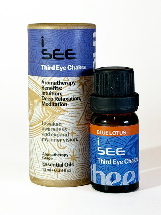 ブルーロータス エッセンシャルオイル（第三の目チャクラ - 「私は見る」）