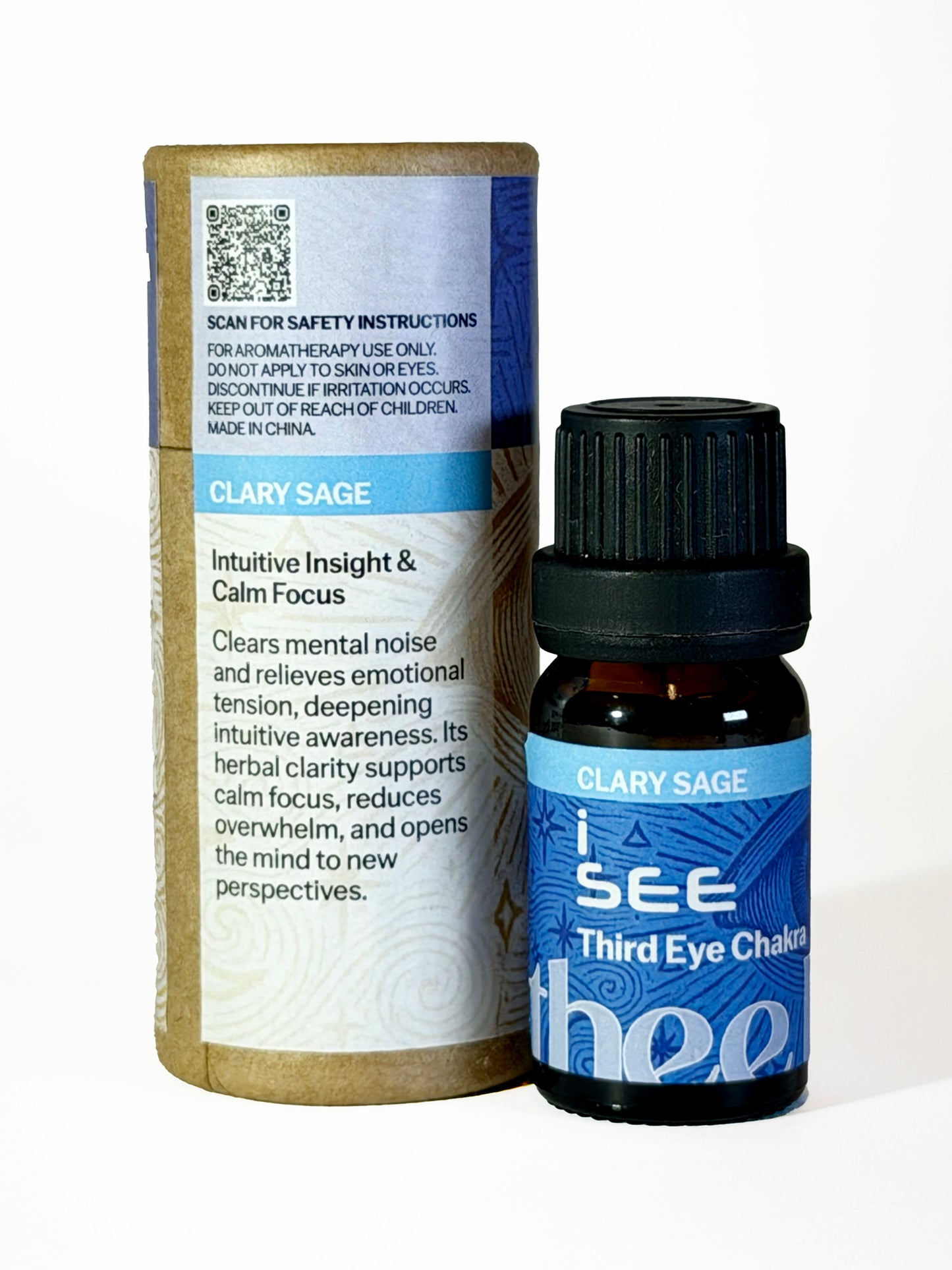 Clary Sage Essential Oil (Third Eye Chakra - "I See")