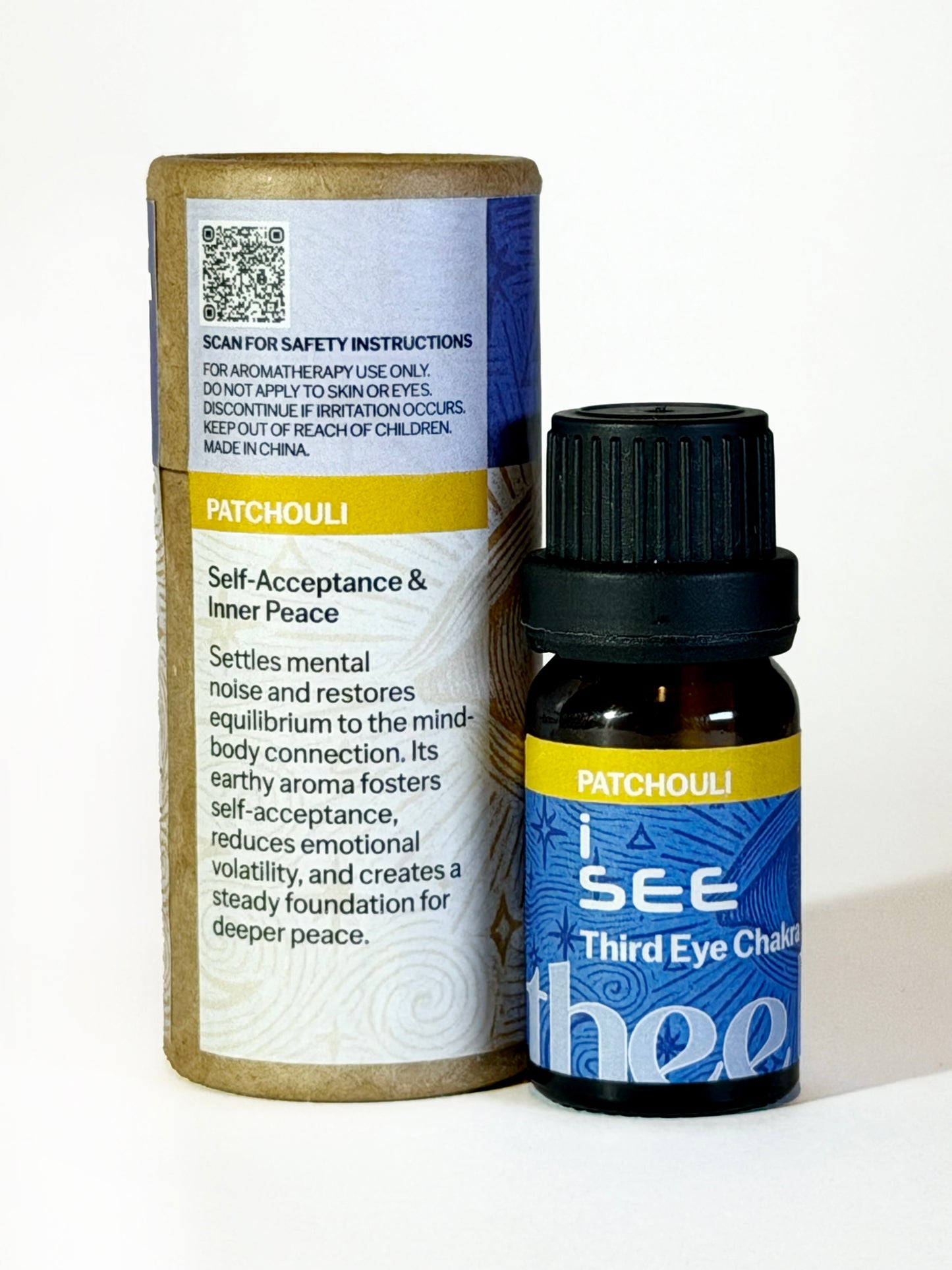 Patchouli Essential Oil (Third Eye Chakra - "I See")