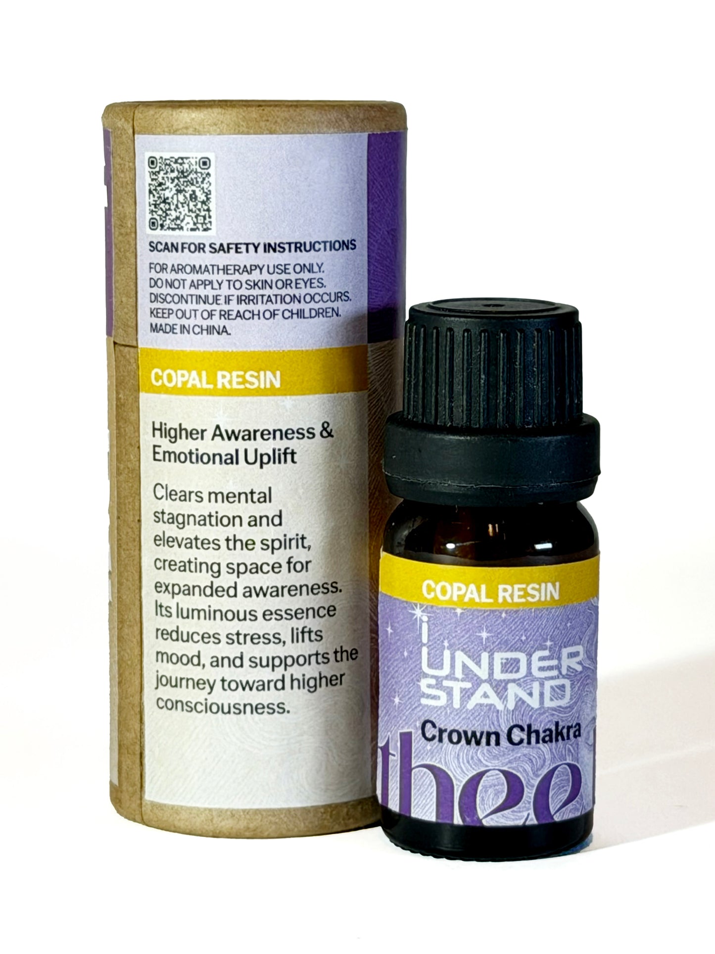コパル樹脂エッセンシャルオイル（クラウンチャクラ「私は理解する」）