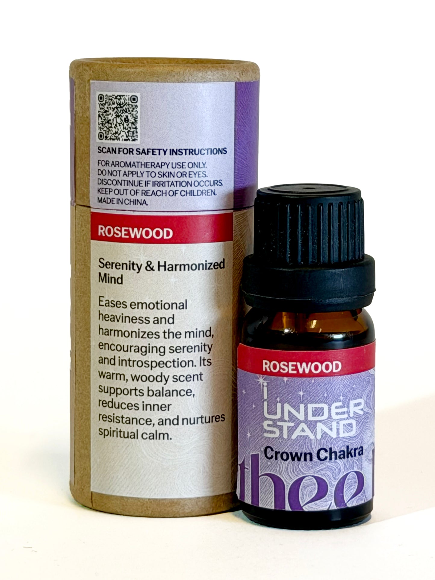 ローズウッド エッセンシャルオイル（クラウンチャクラ - 「私は理解しています」）
