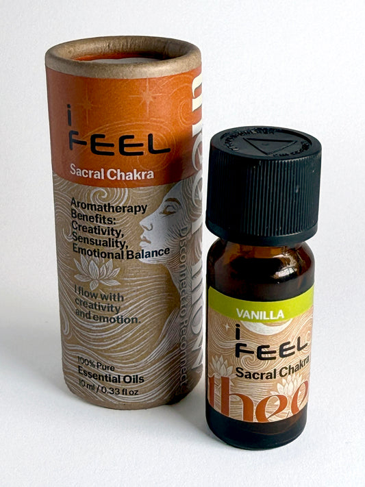 Vanilla Essential Oil (Sacral Chakra - "I Feel") - 100% Pure