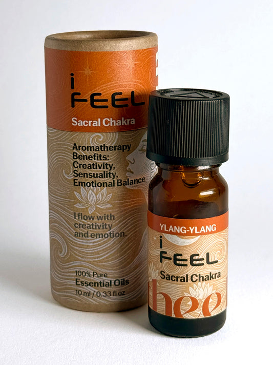 Ylang-Ylang Essential Oil (Sacral Chakra - "I Feel") - 100% Pure