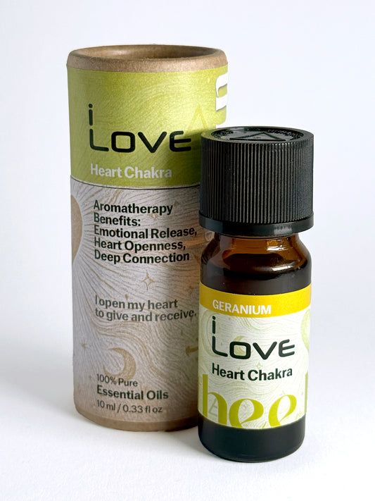 Geranium Essential Oil (Heart Chakra - "I Love") - 100% Pure