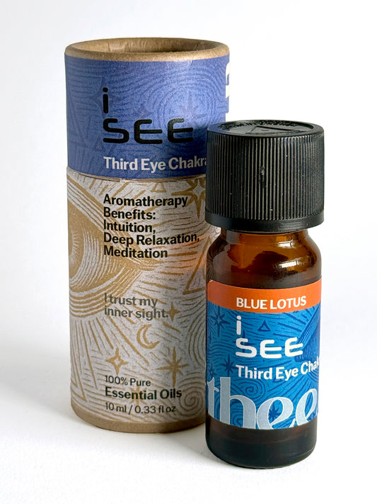 Blue Lotus Essential Oil (Third Eye Chakra - "I See") - 100% Pure